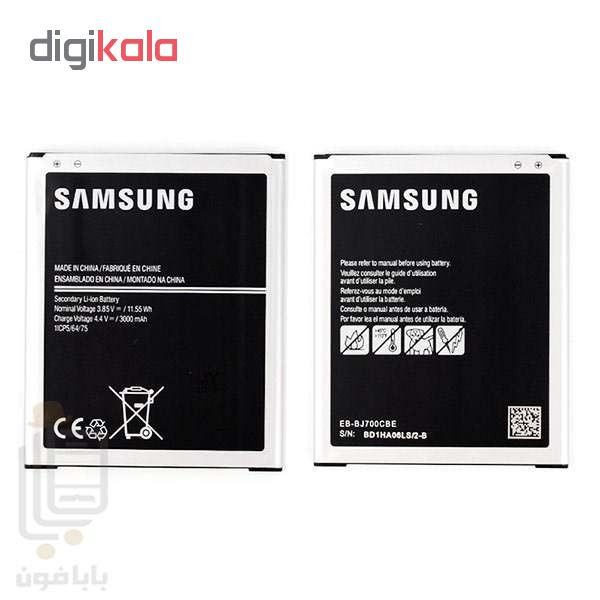 باتری سامسونگ مدل EB-BJ700VBE ظرفیت 3000 میلی آمپر ساعت مناسب گوشی سامسونگ Galaxy J7 2015