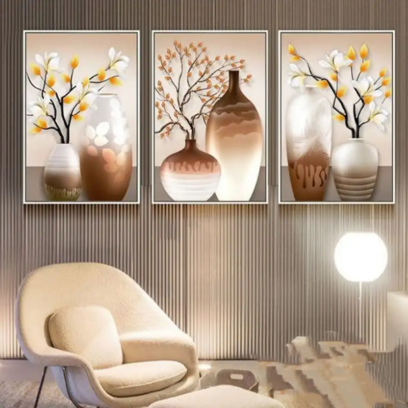 تابلو مدل دکوراتیو کد 3012 مجموعه 3 عددی