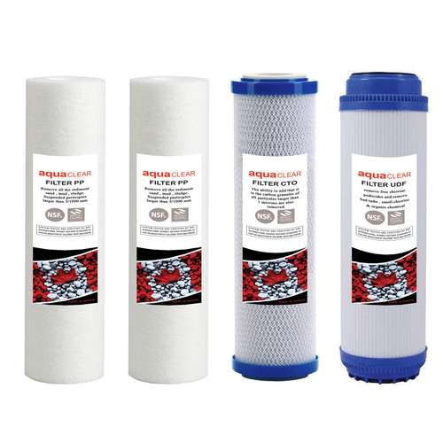 فیلتر تصفیه آب خانگی آکوآکلر مدل EXTRA PP-1 مجموعه 4 عددی