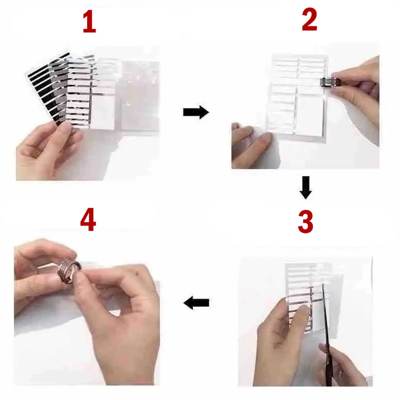 عکس شماره 16 : پد مخصوص کاهش سایز انگشتر مدل resizer مجموعه 19 عددی