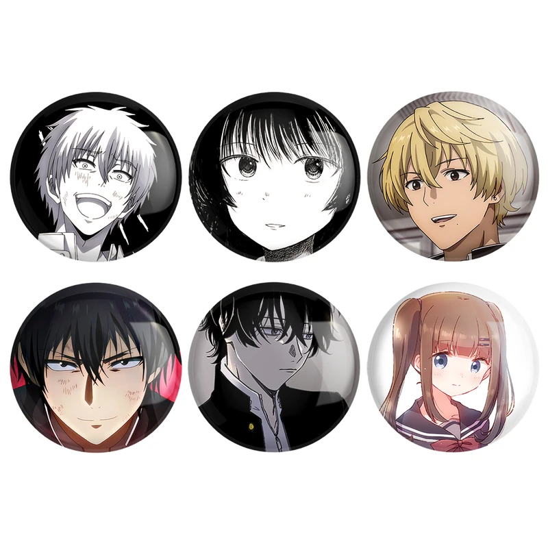 مگنت خندالو طرح انیمه تومو داچی گیم Tomodachi Game کد 1039A مجموعه 6 عددی