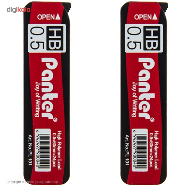 نوک مدادنوکی 0.5 میلی متری پنتر مدل High Polymer بسته 2 عددی