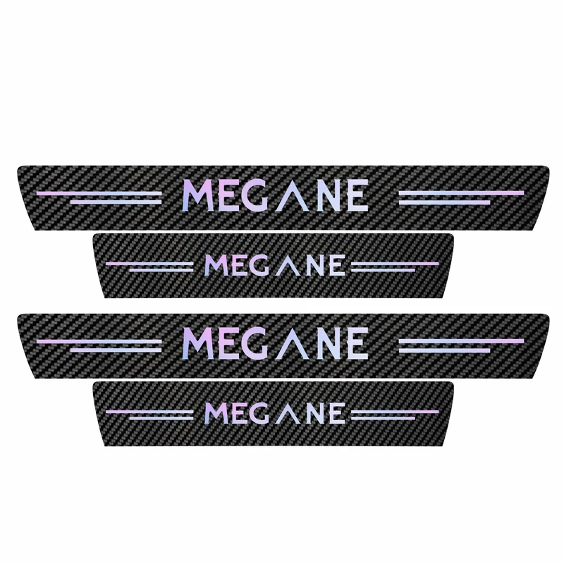 برچسب پارکابی خودرو سولگی مدل کربن کد J57 مناسب برای مگان بسته 4 عددی