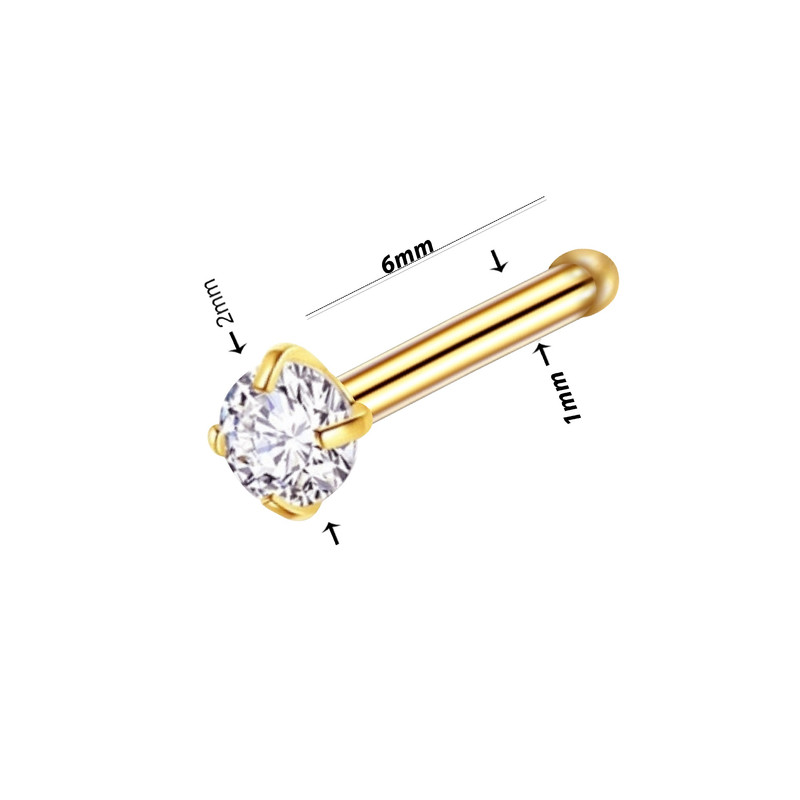 پیرسینگ بینی زنانه پایتخت مدل PS633 پیرسینگ بینی زنانه پایتخت مدل PS633