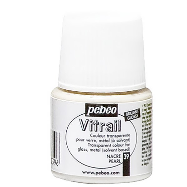 رنگ ویترای پ ب او شفاف مدل Vitrail Pearl 39 حجم 45 میلی لیتر