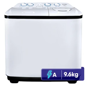 ماشین لباسشویی دو قلو 9.6 کیلوگرم نیمه اتوماتیک پاکشوما مدل na9