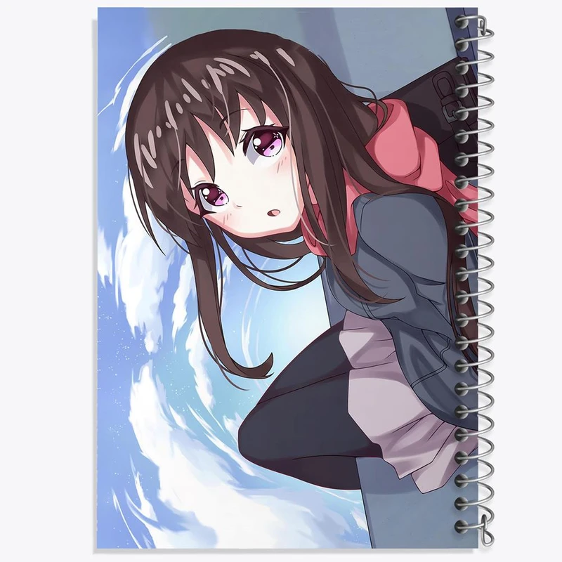 دفتر ژورنال نویسی 50 برگ خندالو مدل نقطه ای طرح هیوری انیمه نوراگامی کد 12701