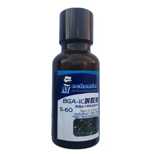 حلال چسب مکانیک مدل BGA-IC S-60 حجم 20 میلی لیتر