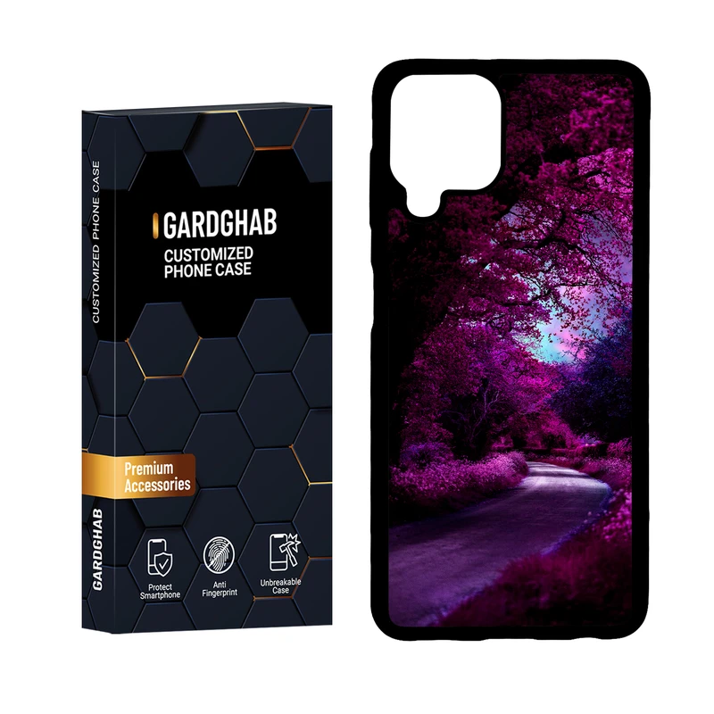  کاور گارد قاب مدل پشت گلس منظره و طبیعت مناسب برای گوشی موبایل سامسونگ Galaxy A22 4G