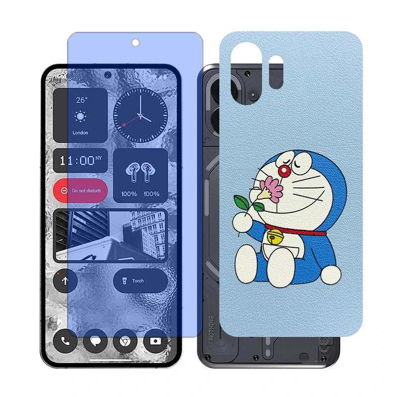 محافظ صفحه نمایش بلو کات گلس مدل Together مناسب برای گوشی موبایل ناتینگ 2 Phone به همراه برچسب پوششی پشت گوشی