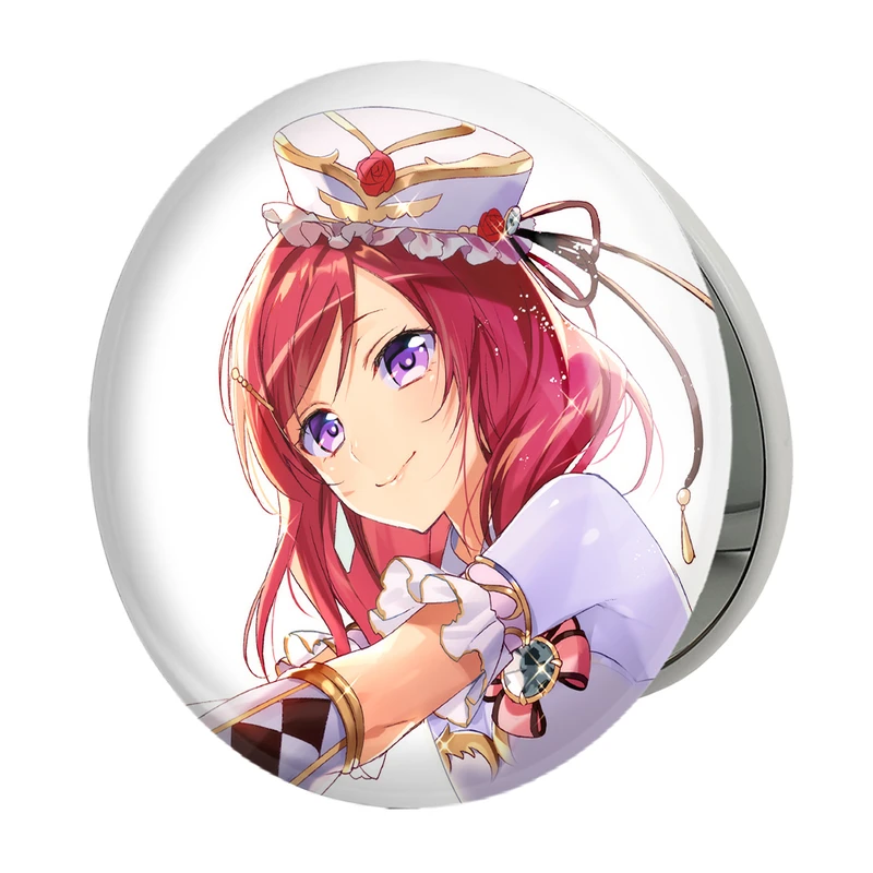آینه جیبی خندالو طرح ماکی نیشیکینو انیمه لاو لایو Love Live مدل تاشو کد 18311 