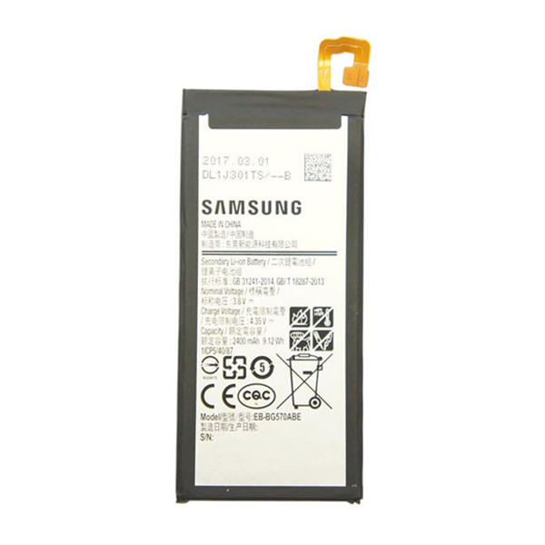 باتری موبایل سامسونگ مدلEB-BG570ABE ظرفیت 2400 میلی امپرساعت مناسب برای گوشی سامسونگ GALAXY J5 PRIME