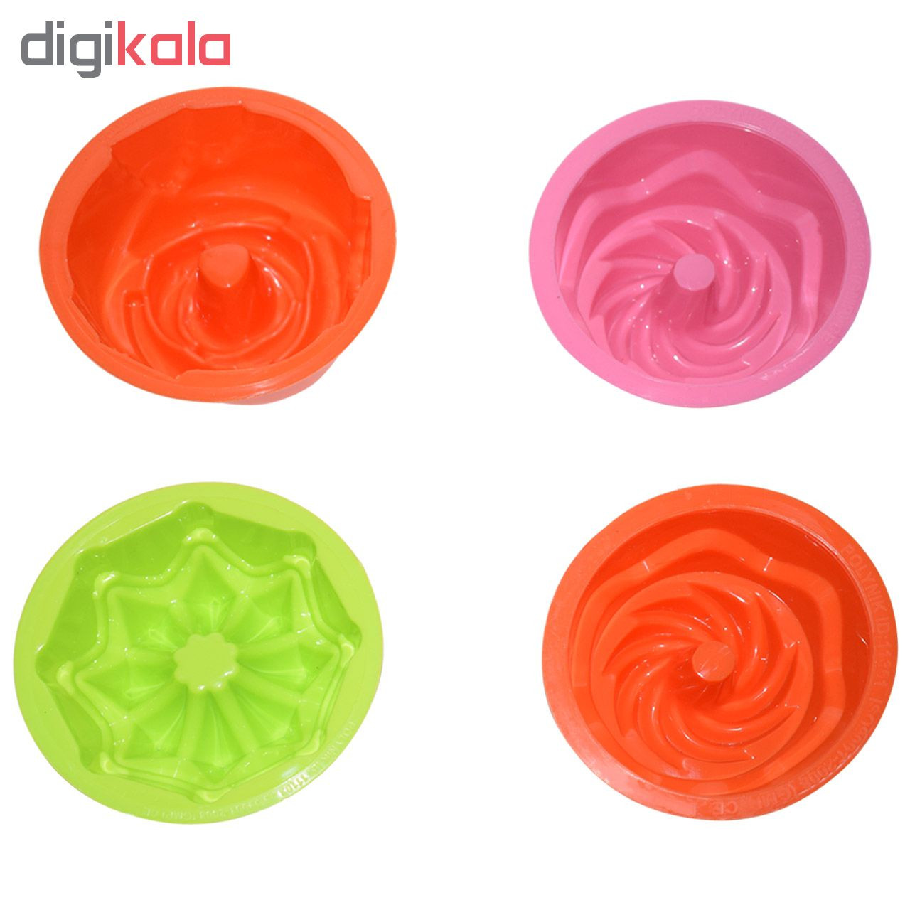 قالب ژله و دسر پلی نیک مدل ID بسته 4 عددی