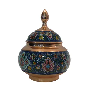 قندان مسی بزرگ بزرگ طرح پرداز کد 007