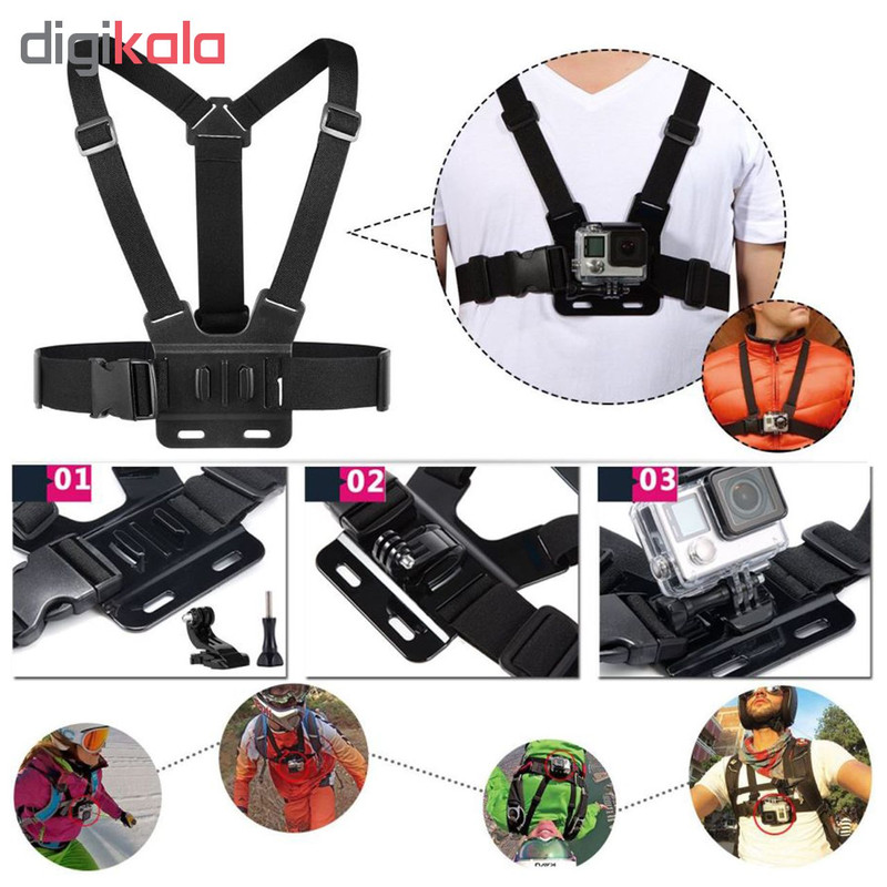 ماونت جلیقه‌ای مدل Chest Mount Harness مناسب برای GoPro/ EKEN