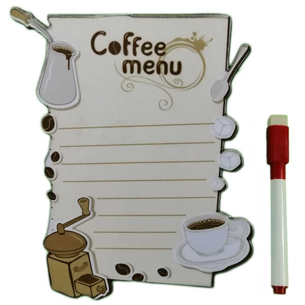 تخته وایت برد کد 29 سایز 21x17 سانتی متر به همراه ماژیک