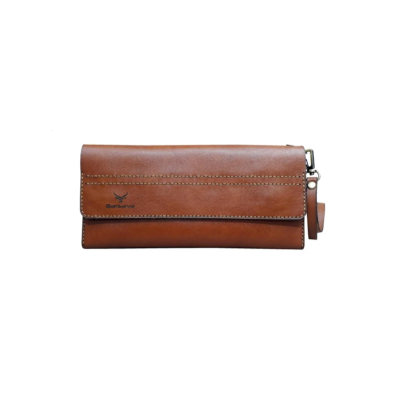 کیف دسته چک مردانه چرم بارثاوا کد 1505
