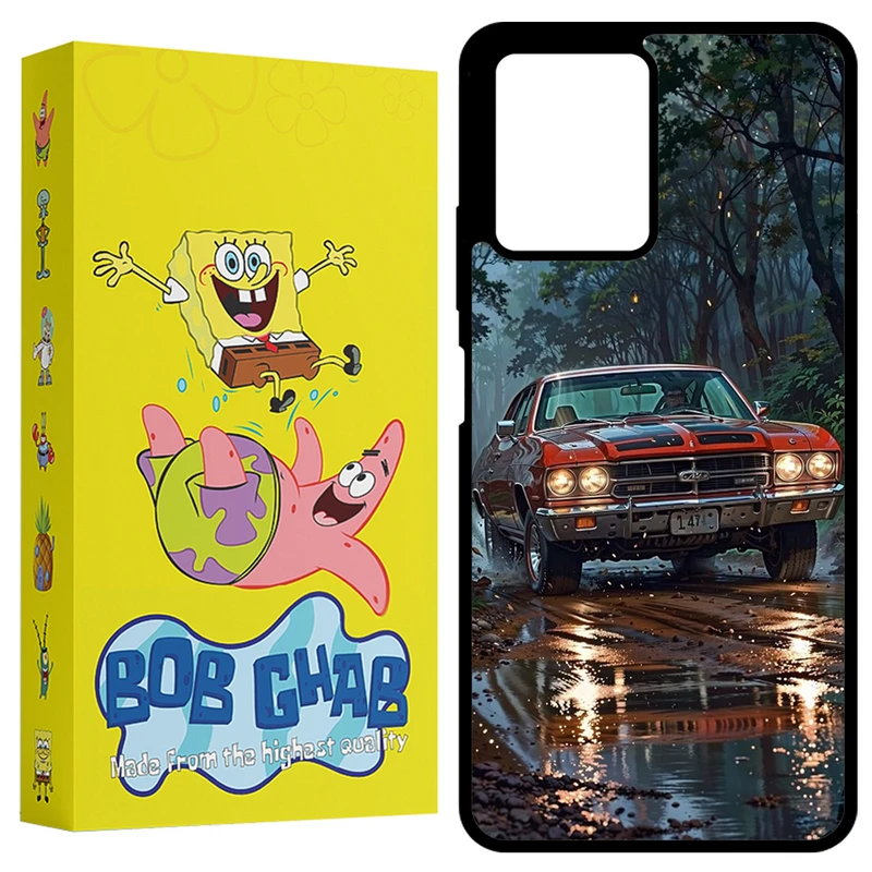 کاور باب قاب طرح ماشین مدل BCPN12PP مناسب برای گوشی موبایل شیائومی Redmi Note 12 Pro Plus