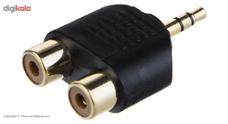 تبدیل یک به دو RCA به جک 3.5 میلی متری دایو مدل HQP کد MA81