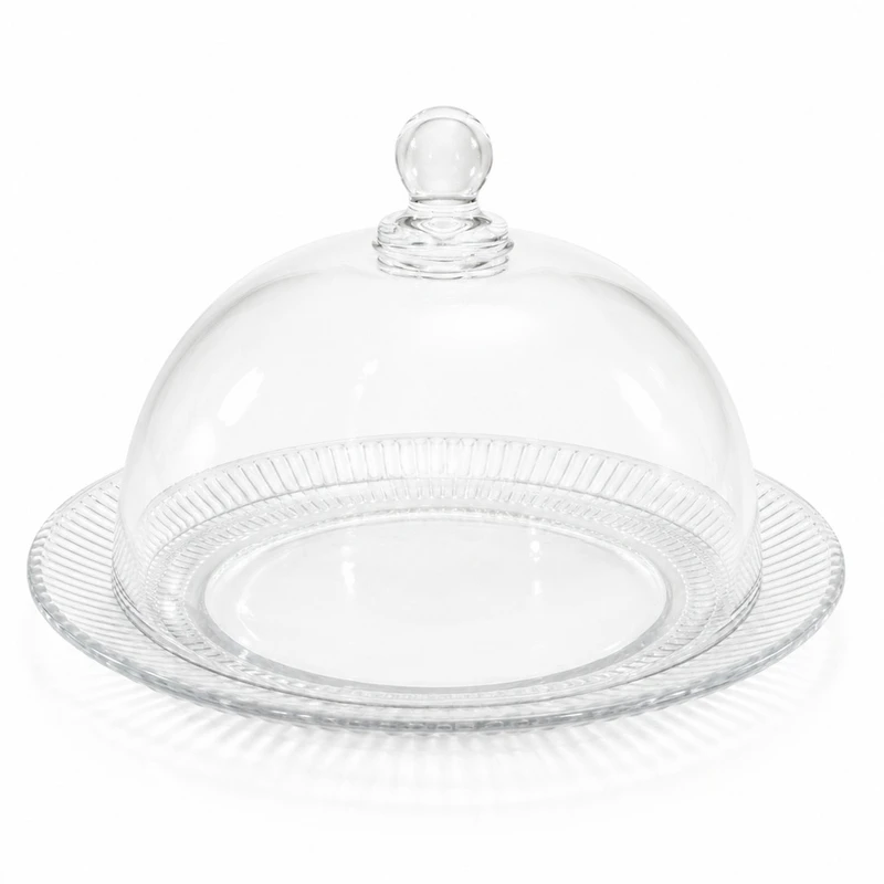 ظرف سرو کیک دلی گلس مدل TG9007-8/L1