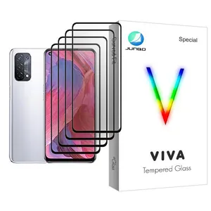 Junbo Viva Glass MIX004 Screen Protector For Oppo A74 5G Pack Of 4
