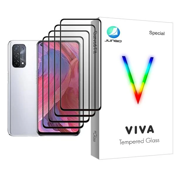 محافظ صفحه نمایش جانبو مدل Viva Glass MIX004 مناسب برای گوشی موبایل اوپو A74 5G بسته چهار عددی