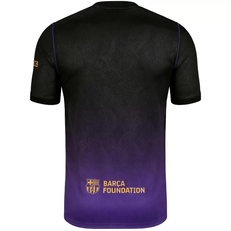 ست تی شرت و شلوارک ورزشی پسرانه مدل بارسلونا Away 2027