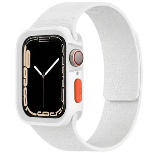Sprig Skin pattern-Amizze Band suitable for Apple 41/40mm Series 4/5/6/7/8/9/Se with cover