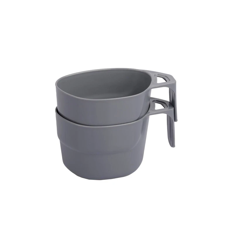 لیوان سفری مدل PP پلی پروپلین گنجایش 0.5 لیتر بسته 2 عددی