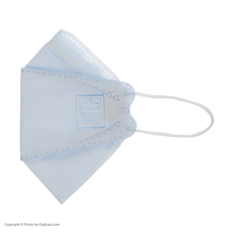 ماسک تنفسی اونلی یو مدل سه بعدی Blu-H 549 بسته 20 عددی