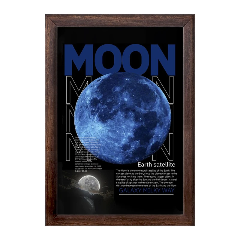 تابلو خندالو طرح ماه (Moon) کد F1676