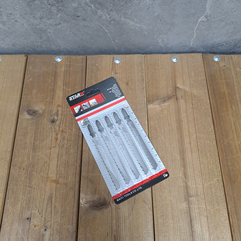 تیغ اره عمود بر ام دی اف استار  مدل 10CM-MDF مجموعه 5 عددی