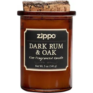 شمع معطر زیپو مدل Dark Rum & Oak