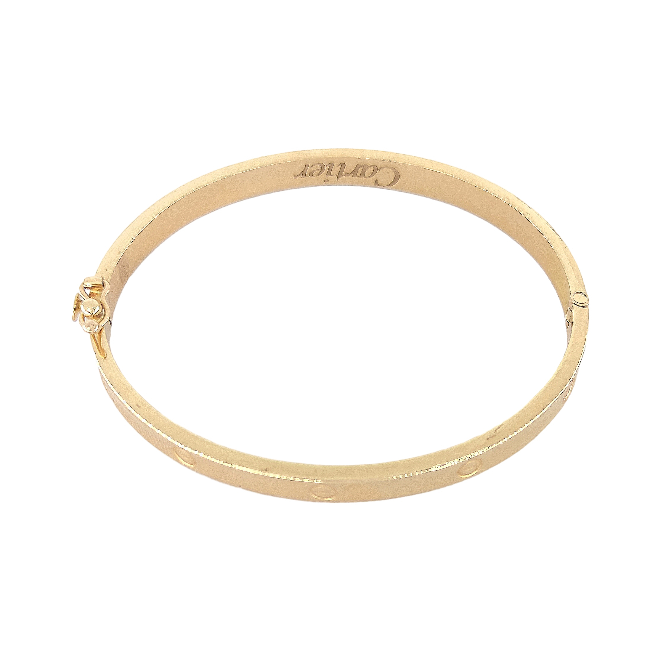 دستبند طلا 18 عیار دخترانه طلا و جواهرسازی افرا مدل 724