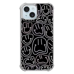 AKAM AMCWTA15-HAPPY FACE4 Cover For Apple iPhone 15