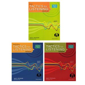 کتاب Tactics For Listening اثر Jack C.Richards And Grant Trew انتشارات الوندپویان 3 جلدی