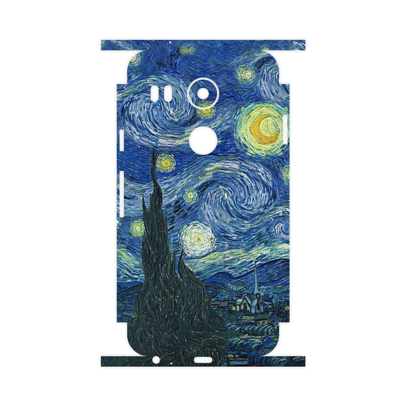 برچسب پوششی ماهوت مدل The Starry Night of van Gogh-FullSkin مناسب برای گوشی موبایل گوگل Nexus 5X
