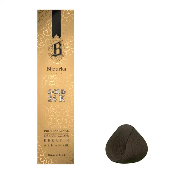 رنگ مو بیجورکا شماره 3 حجم 100 میلی لیتر رنگ قهوه ای تیره