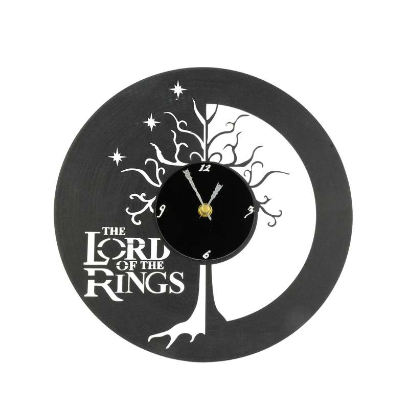 ساعت دیواری طرح سه گانه محبوب ارباب حلقه ها کد 02