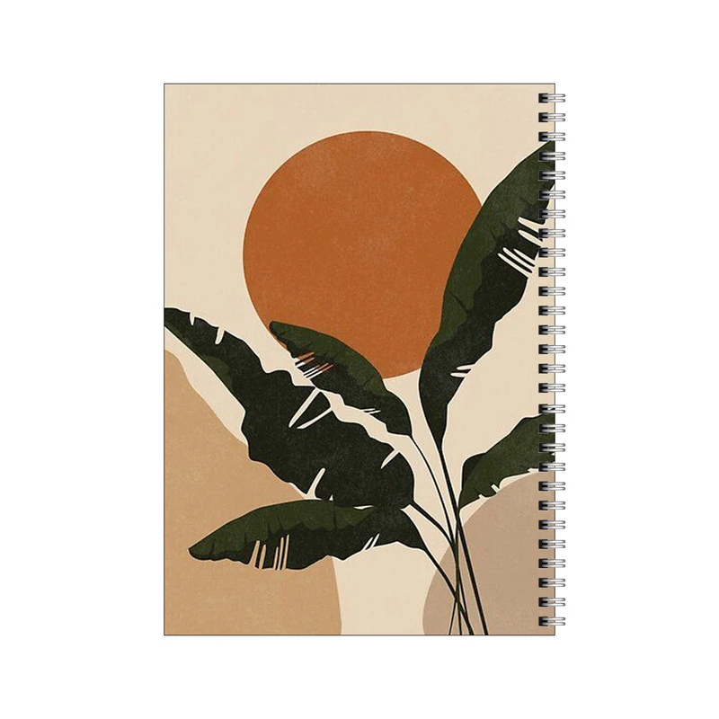 دفتر مشق 80 برگ بامبیلیپ طرح منظره مینیمال غروب کد 3380133