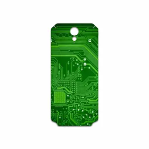 MAHOOT Green Printed Circuit Board Cover Sticker for HTC Desire 620