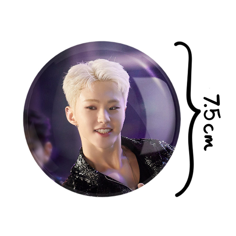 آینه جیبی خندالو طرح هوشی گروه سونتین Seventeen مدل تاشو کد 21528