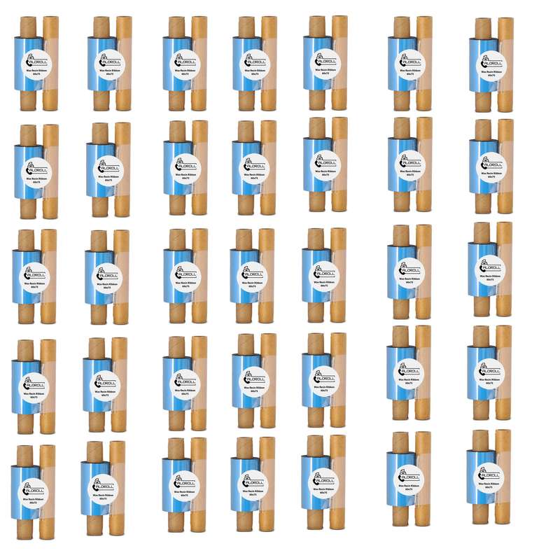 ریبون وکس رزین مدل WAX RESIN 75m x 60mm بسته 35 عددی ریبون وکس رزین مدل WAX RESIN 75m x 60mm بسته 35 عددی
