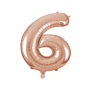 بادکنک فویلی طرح عدد 6