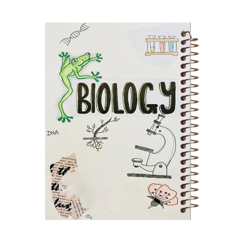 دفتر مشق 100 برگ طرح زیست شناسی کد H490
