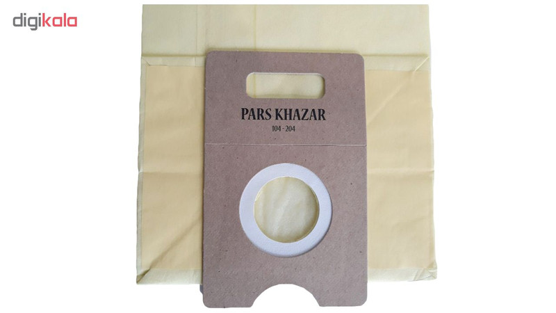 کیسه جاروبرقی مناسب جاروبرقی پارس خزر مدل 104-204-404 بسته 5 عددی