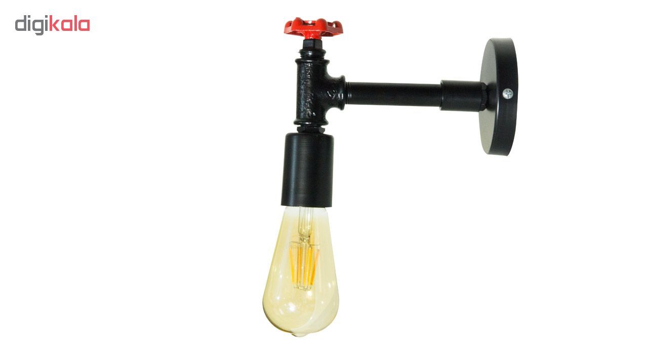 چراغ دیواری روژ مدل W204 به همراه لامپ گلابی فیلامنت