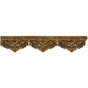 کتیبه پرده مدل رزا طلایی شاپان (2متر و 50سانت)