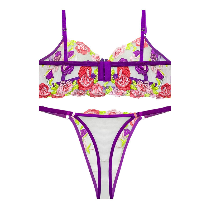 ست شورت و سوتین زنانه مدل توری کد 9206st