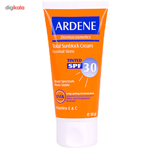 کرم ضد آفتاب رنگی آردن SPF30 وزن 50 گرم